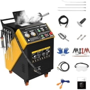 AUTOOL HTS709 Dry Ice Blaster Cleaning Machine Dry Ice Blasting Machine with Dual Pressure Gauge for Automotive Engine Carbon Deposits