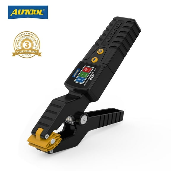 AUTOOL LM55 Digital Temperature Clip, HVAC Temperature Measuring Clamp, High Precision Temp Probe Sensor, -50°C~150°C Ultra-Wide Measure Range Pipe Probe Test Clip W/ HD Backlit Display for HVAC Test