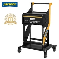 AUTOOL T20 Automotive Service Cart 360° Swivel Caster Mechanic Tool Cart with Large Capacity Drawer, 3-Level Modular Storage for Garage Workshop