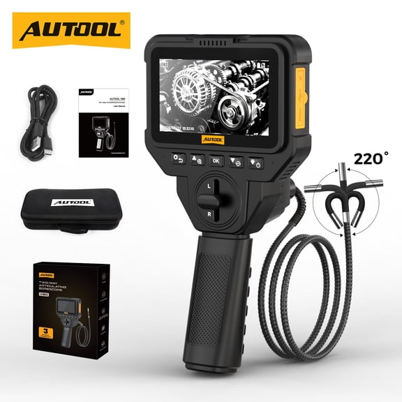 AUTOOL V80 Two-Way 220 Borescope Endoscope Inspection Camera