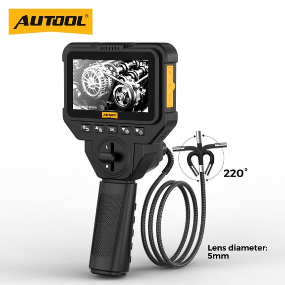AUTOOL V81 Endoscope Camera Two-Way 220 Borescope Inspection Camera, 32GB & 1280x720P