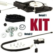 AUTOPA 1Y0898291 Rear Left Window Regulator Repair Kit Compatible with Volkswagen Beetle Convertible 2003-2010