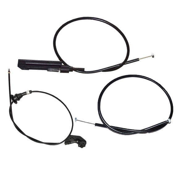 AUTOPA 3Pcs Engine Hood Release Cable Kit for BMW E39 525i 528i 530i 540i M5