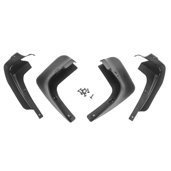 AUTOPA 4Pcs No-Drill DigitalFit MudFlap Kit Front and Rear Mud Guard Set w/o Fender Flares for Toyota Corolla 2009-2013