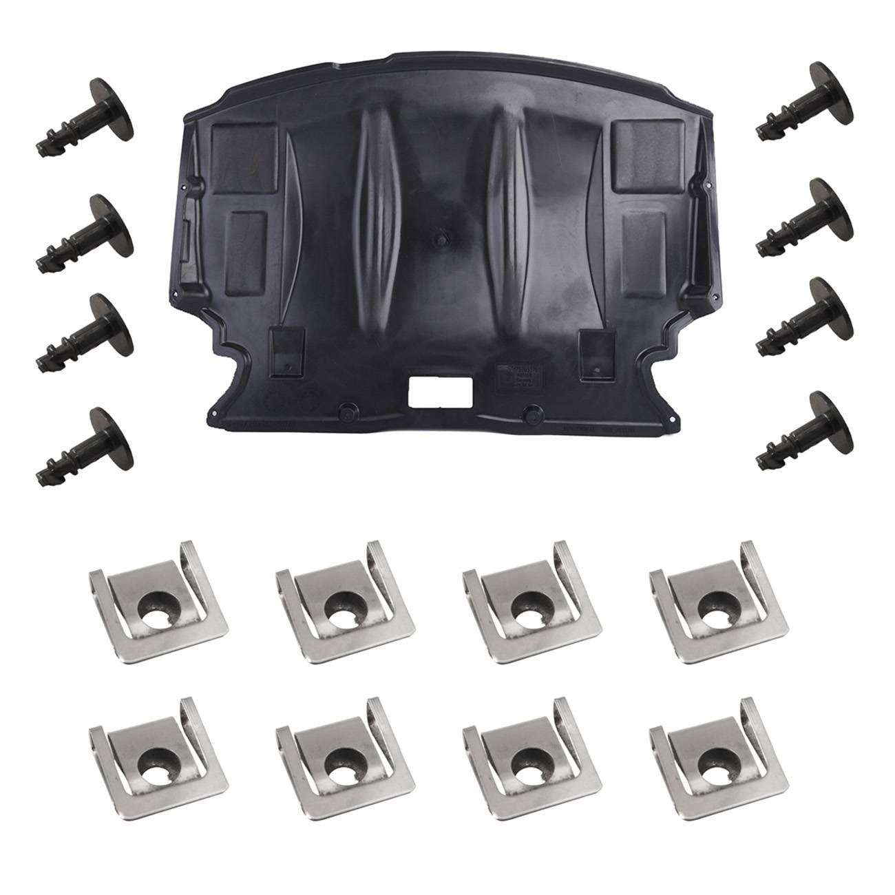 AUTOPA 51717033761 Kit de protection de protection de bouclier anti-&eacute;claboussures pour moteur avant pour BMW 5 S&eacute;rie E60 E61