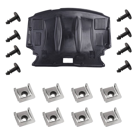 AUTOPA 51717033761 Front Center Engine Splash Shield Guard Cover Kit for BMW 5 Series E60 E61