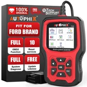 AUTOPHIX 7150 Full System Diagnostic Scan Tool Fit for Ford Lincoln Mercury All Function OBD2 Scanner with Engine ABS SRS SAS Oil EPB DPF TPMS Reset Code Reader Battery Registration Tool