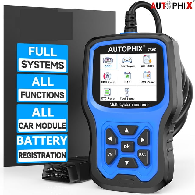 AUTOPHIX 7360 OBD2 Scanner Code Reader Full System ABS SAS TPMS DPF BMS