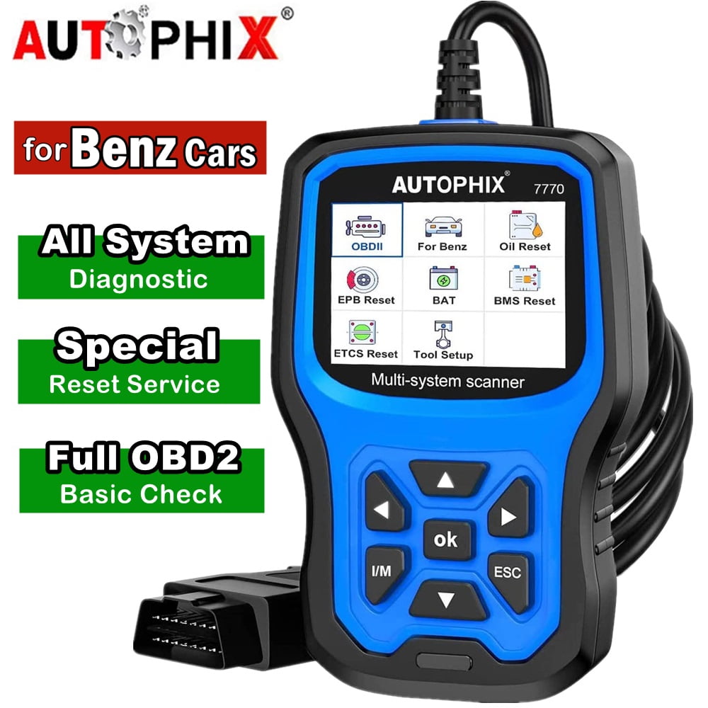 AUTOPHIX 7770 Full Systems Car OBD2 Scanner Oil EPB SAS BMS DPF ETCS