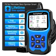 AUTOPHIX 7770 OBD2 Scanner Automotive Diagnostic Tool Fits for Mercedes Benz Sprinter Smart Car Scanner All System Scanner with Reset Service Tool OBDII Automotive Code Reader Free Lifetime Update