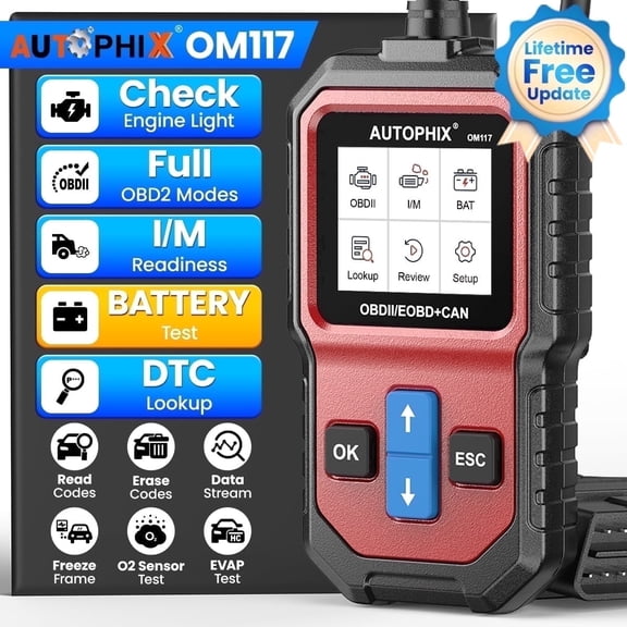 AUTOPHIX OM117 OBD2 Scanner Diagnostic Tool Check