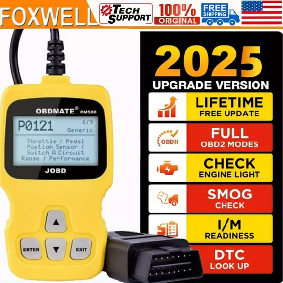 AUTOPHIX OM500 Japanese Vehicles Scanner JOBD Engine Code Reader for Toyota Nissan Honda, Check Engine Auto Diagnostic Tool for Japanese Vehicles