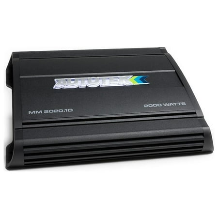 AUTOTEK MM2020.1D 2000 Watt Mono Amplifier 1-Ohm Stable Car Audio Amp.