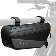 AUTOWT Bike Triangle Storage Bag - Water Resistant Reflective Frame Pouch for MTB & Road Cycling