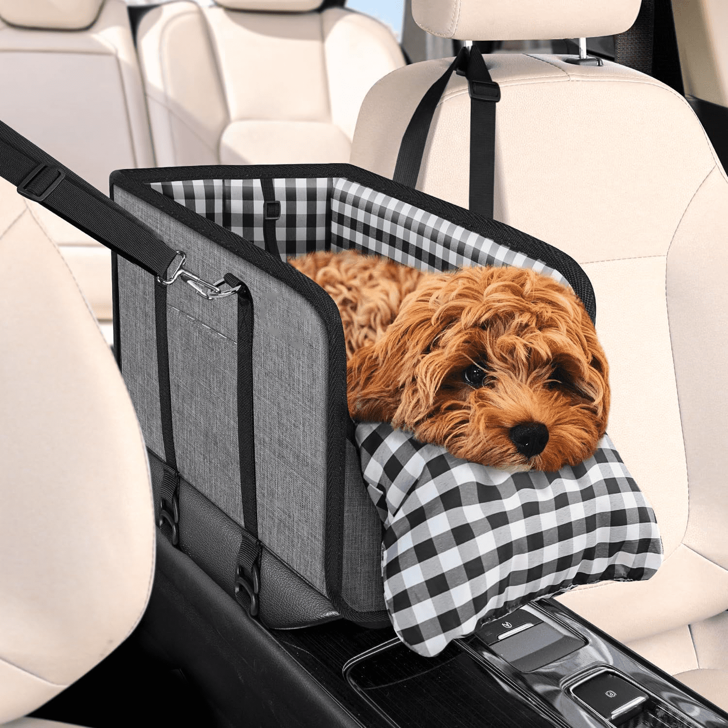 Dog Booster Seat Center Console Dog Car Seat Cathpetic Dog Car