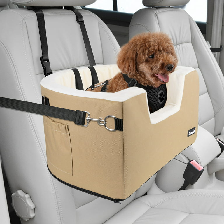 Dog Car Seats, Breathable and Foldable Pet Car Basket, Portable Pet Safety  Seat for Small and Medium-Sized Pets 