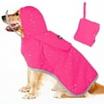 thumbnail image 1 of AUTOWT Dog Raincoat - Adjustable Waterproof Jacket with Reflective Strips & Storage Pocket for All Sizes, 1 of 7