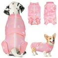 AUTOWT Dog Surgery Recovery Suit Dog Cone ECollar Alternative After