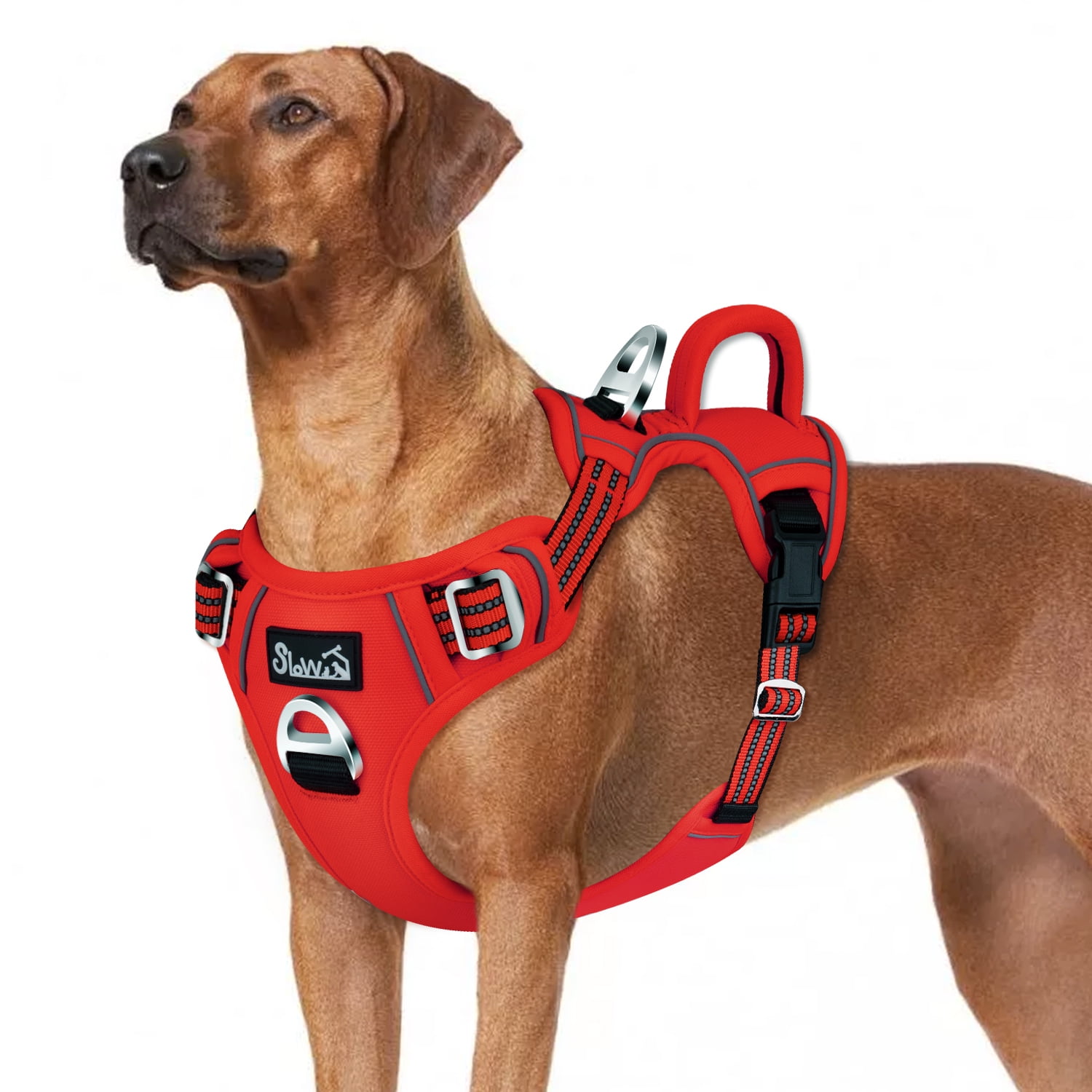 AUTOWT No Pull Dog Harness Heavy Duty, No Choke Design with