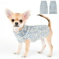 thumbnail image 1 of AUTOWT Small Dog Sweater - Turtleneck Knitted Pullover with Leash Hole, Winter Warm Clothes for Pets, 1 of 7