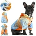 thumbnail image 1 of AUTOWT Tie Dye Dog Clothes Hoodie, Pet Winter Coat, Puppy Sweatshirts for Small Dogs Boy Girl, 1 of 7