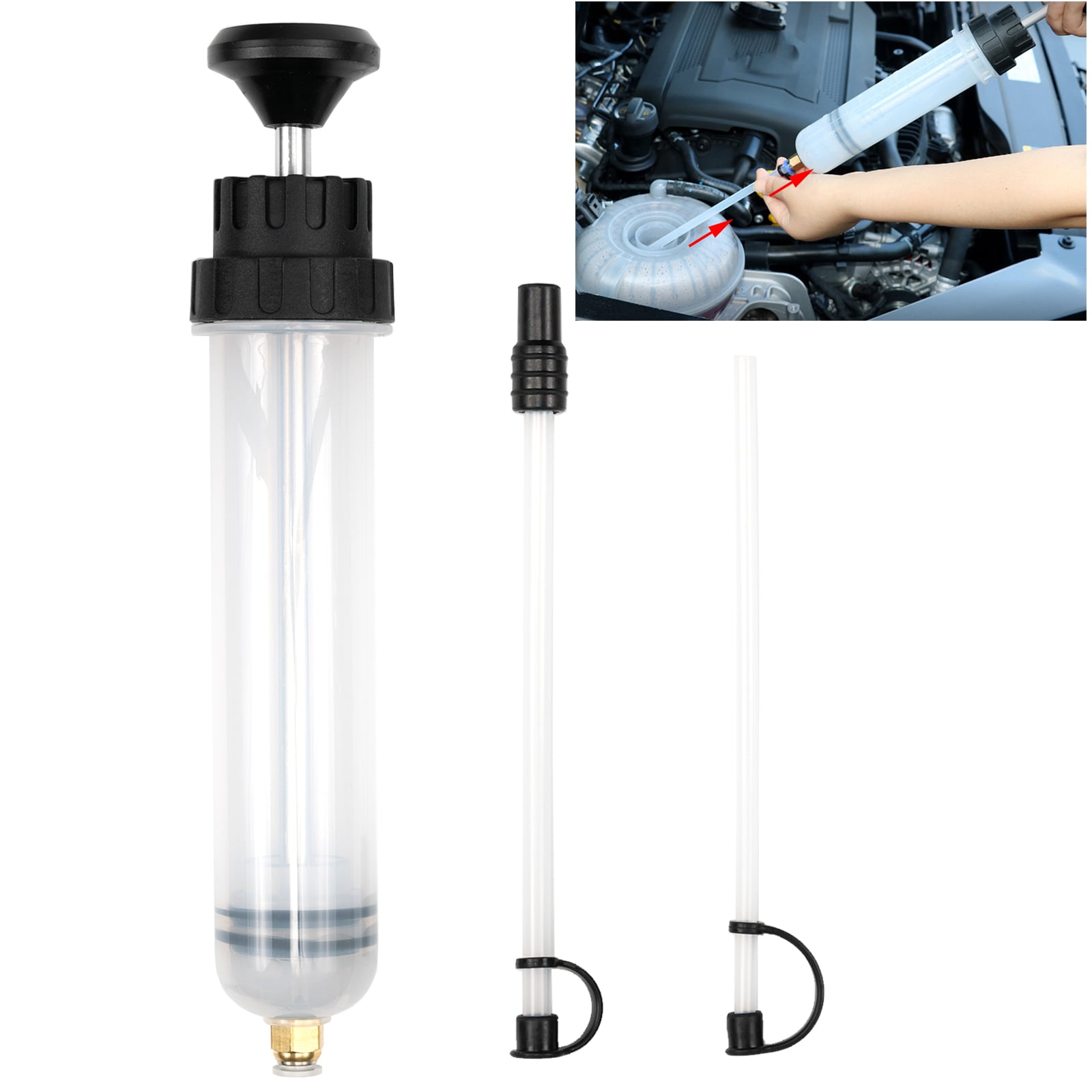 AUTOXBERT 200CC Fluid Extractor Manual Oil Extractor Syringe Coolant
