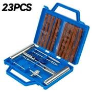 AUTOXBERT 23Pcs Tire Repair Kit DIY Tools Plugs Punctured Flat Tires for Truck SUV Car Fix
