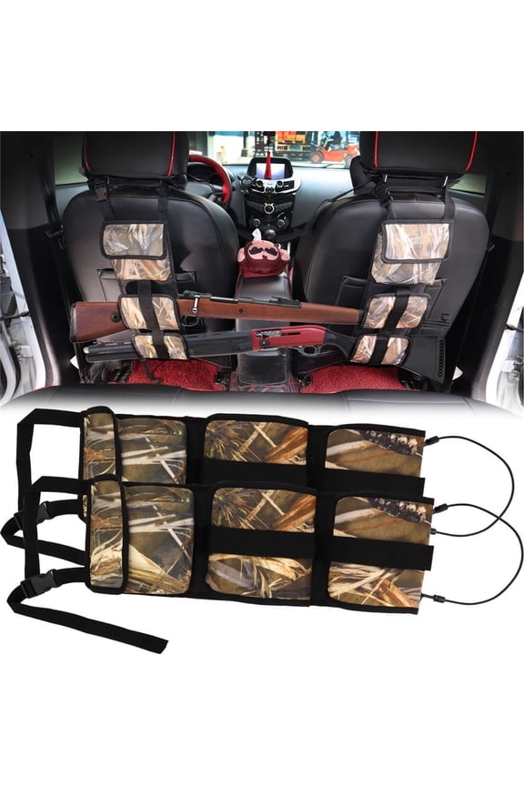 2Pcs Car Seat Back Organizer Storage Bag Multipurpose Tactical Molle Front Seat Hanging Bag Portable Camouflage Gun Sling Bag