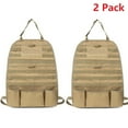 thumbnail image 1 of AUTOXBERT 2Pcs Car Seat Back Organizer Tactical Panel MOLLE Vehicle Storage Protector Bag Cover, 1 of 8