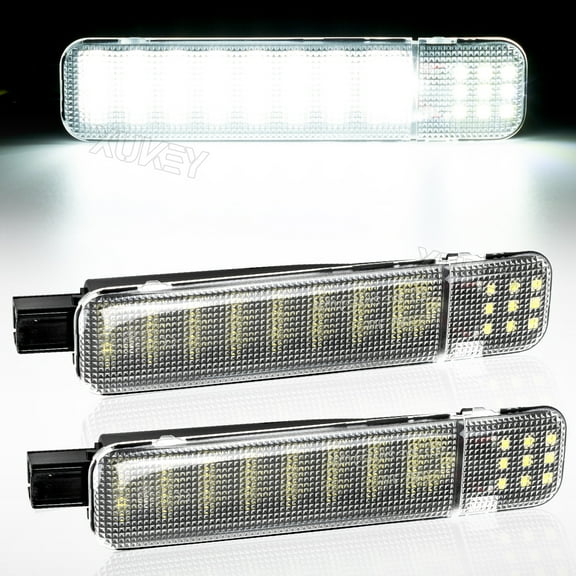 AUTOXBERT 2x Interior LED Door Courtesy Lights For Chevy Silverado Suburban Tahoe Sierra