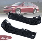 AUTOXBERT 2x Bumper Bracket 5253606020 for Toyota Camry 2007-2011 Driver Passenger Side LH RH Black