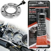 AUTOXBERT 3.0oz RTV Silicone Sealant Instant Gasket Maker RTV Adhesive Black High Temperature