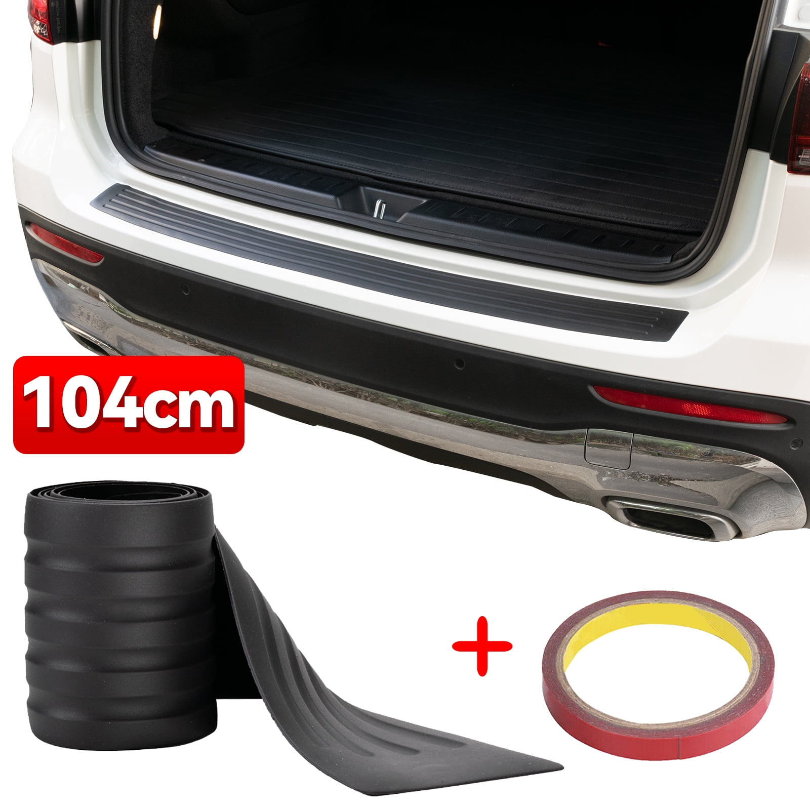 AUTOXBERT 41" Car Rear Trunk bumper guard strip Protector Trim Cover