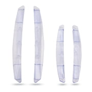 AUTOXBERT 4Pcs Car Door Edge Guard Scratch Protector Anti-Collision Strip Cover Accessories Clear