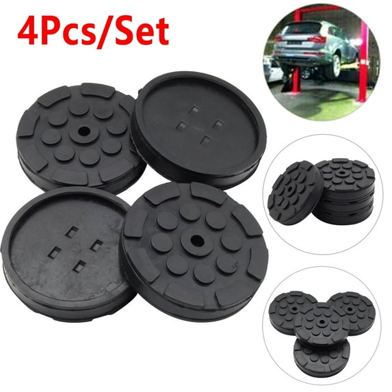 AUTOXBERT 4Pcs Rubber Lifting Pads For 2 Post Lift Replacement Pads Car Lift Ramp Durable