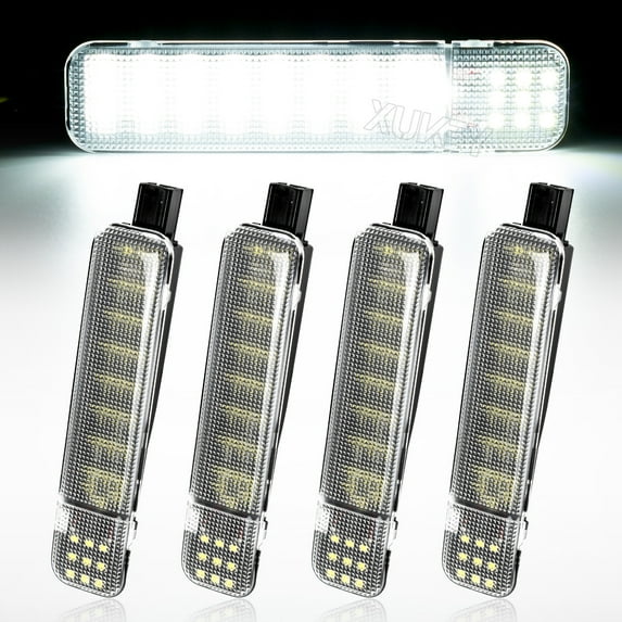 AUTOXBERT 4x Interior LED Door Courtesy Lights for Chevy Silverado Suburban Tahoe DOT SAE