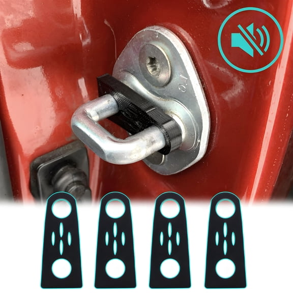 AUTOXBERT 4x Car Door Lock Sound Deadener Damper Buffer For Hyundai i20 Accent Verna Kia Soul