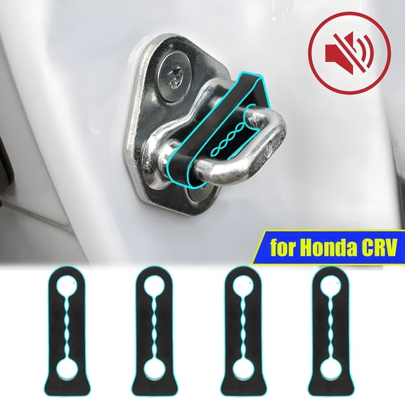 AUTOXBERT 4x Car Sound Insulation Damper Door Lock Buffer Seal For Honda CRV CIVIC Accord