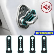 AUTOXBERT 4x Car Sound Insulation Damper Door Lock Buffer Seal For Honda CRV CIVIC Accord