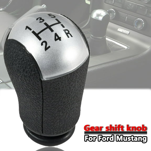 AUTOXBERT 5 Speed Gear Knob Shifter Lever Stick for Ford Focus Mondeo S-MAX C-MAX Mustang