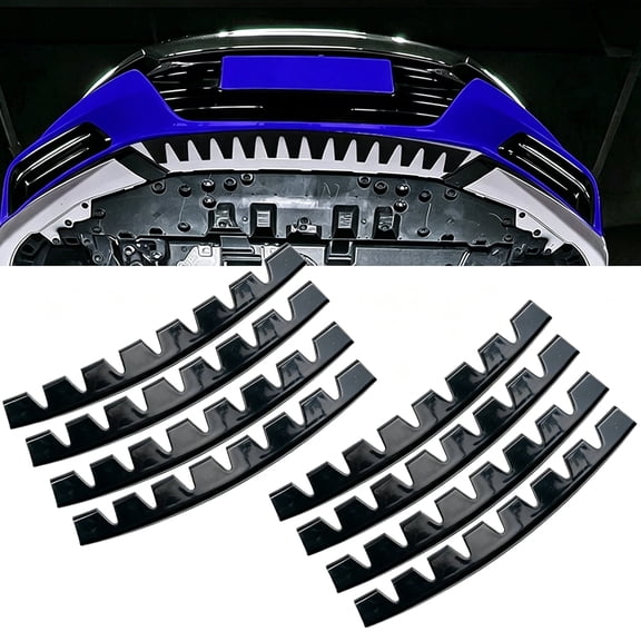 AUTOXBERT 8x Car Front Bumper Guard Chassis Scrape Protector Anti-Skid Universal Kit Pre-Attach