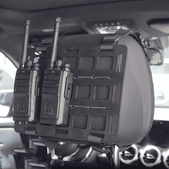 AUTOXBER Tactical Rigid Panel Car Vehicle Headrest Back Storage Organizer for MOLLE System