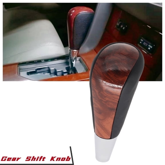 Yiwosu Car Automatic Transmission Gear Shift Knob Cover Lever Shifter PU Leather for Toyota Corolla Lexus