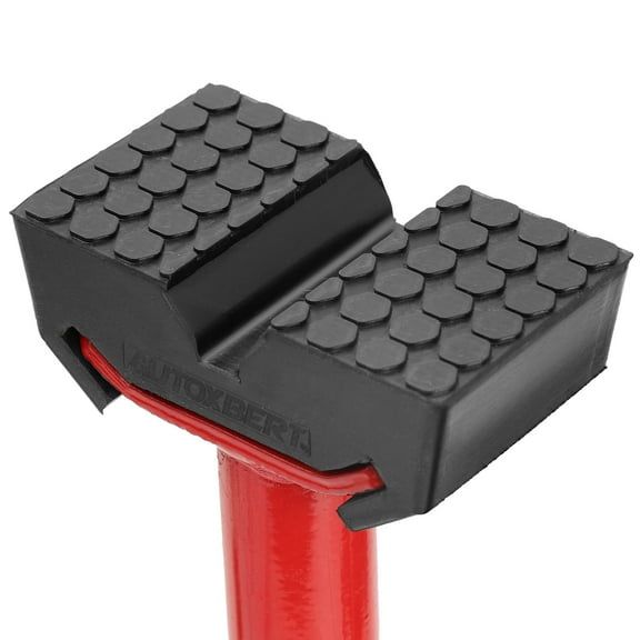 AUTOXBERT Car Jack Stand Adapter Rubber Pad Truck Pinch Weld Frame Saddle Protector 3 Ton