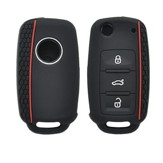 ontto Car Key Case for Golf 7 MK7 Polo Jetta T-ROC Skoda Karoq Octavia  Fabia Seat Leon Ibiza Alloy Remote Control Cover Key Cover Key Case Key
