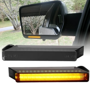 AUTOXBERT Amber LED Side Mirror Lights For Ford F150 2004-2014 - Sequential Turn Signals