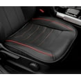 AUTOXBERT Front Seat Cover Front Bottom Seat Cushion Full Surround Protector PU Leather Pad Mat