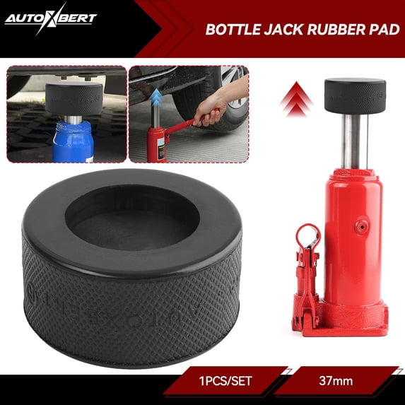 AUTOXBERT Heavy Duty Rubber Pad for Bottle Jack Protection Pad 37mm Dia Recess On Bottom