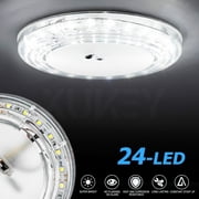 Interior LED Lights 12V Round Ceiling Light Camper Trailer 24LED 10W Auto Lighting