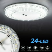 Interior LED Lights 12V Round Ceiling Light Camper Trailer 24LED 10W Auto Lighting